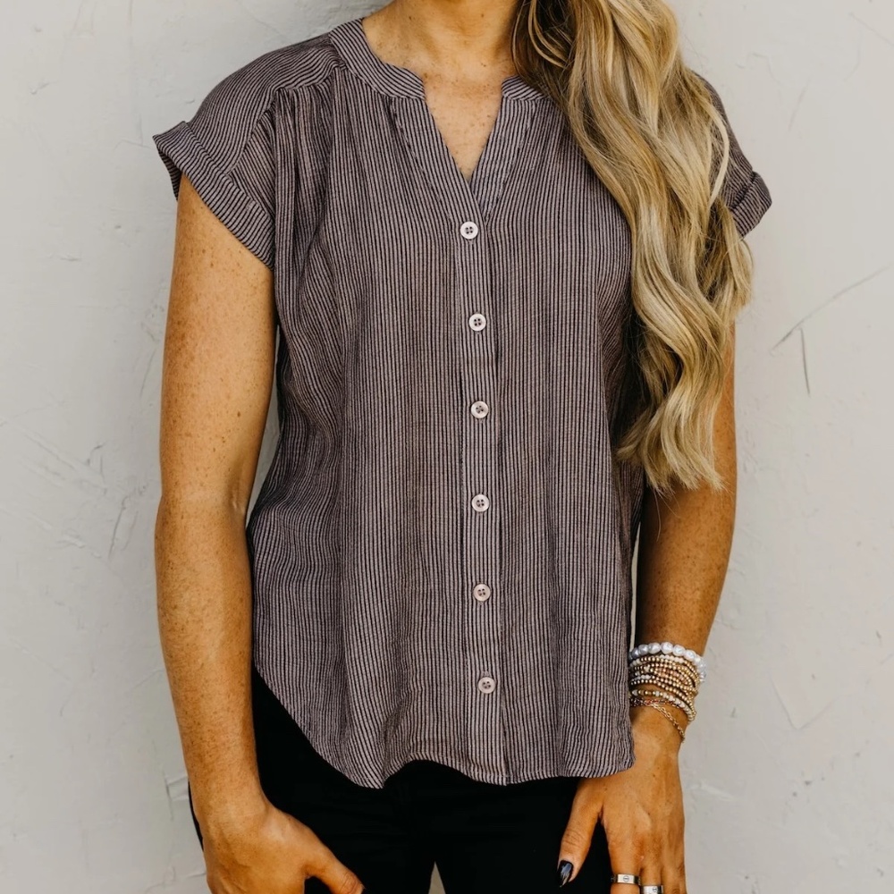 The Tiana Pinstripe Shirt